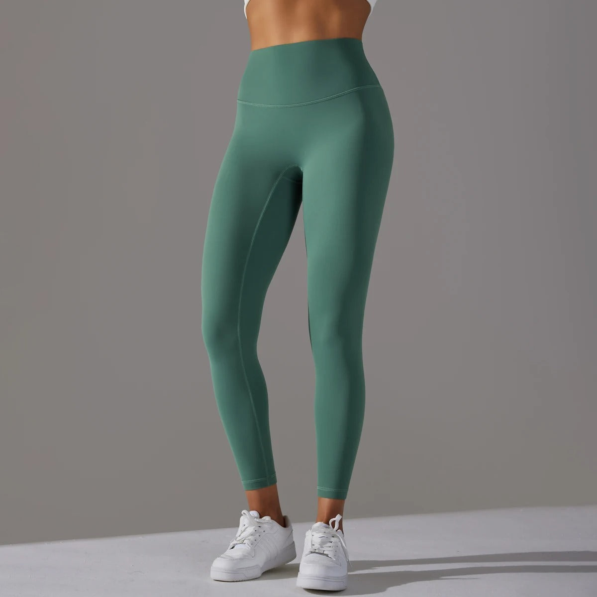 Leggings Damen in Dunkelgrün, bequem für Alltag & Sport
