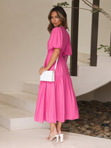 Lange en midi-jurk met elegante snit
