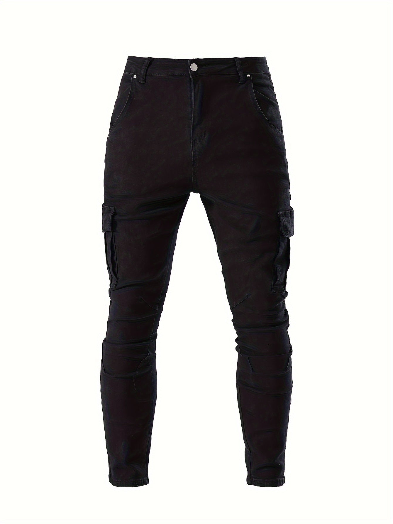 Zwart Stoere jeans met zakken
