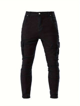 Zwart Stoere jeans met zakken
