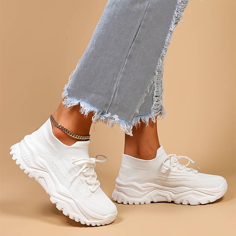 Calyra Comfort Sneakers | Chunky Sock Sneaker