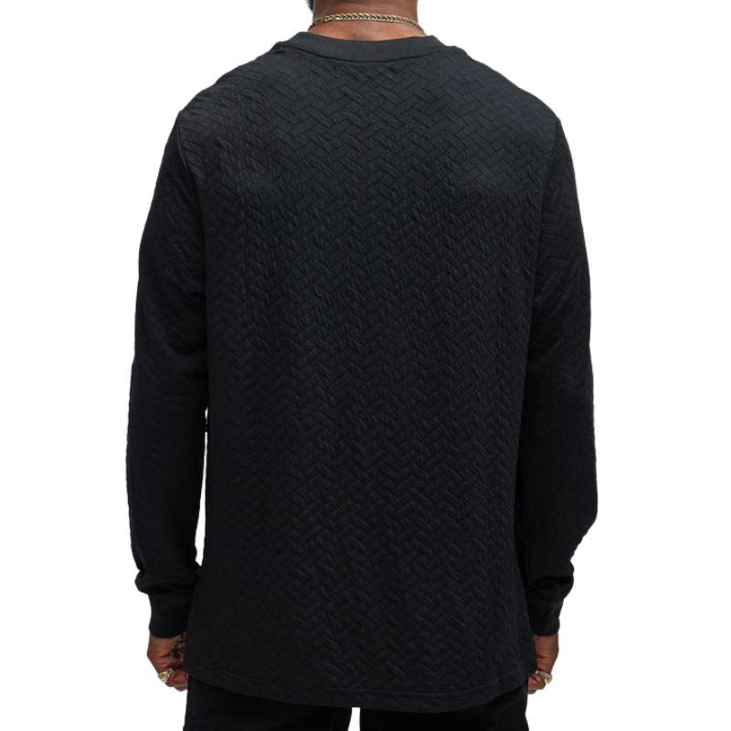 moderne sweater met ronde hals
