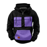 hoodie met trekkoord en elastische boorden

