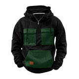 hoodie met trekkoord en elastische boorden

