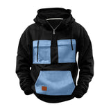stoere hoodie met grote zakken
