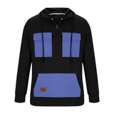 hoodie met trekkoord en elastische boorden

