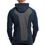 slim fit hoodie met ritssluiting
