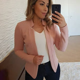 AvaBlazer Damen Relaxed Fit Blazer in Rosa – Casual & Business