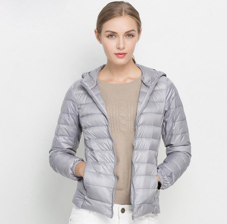 Damen Steppjacke Averyn in Grau
