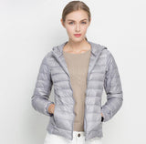 Damen Steppjacke Averyn in Grau
