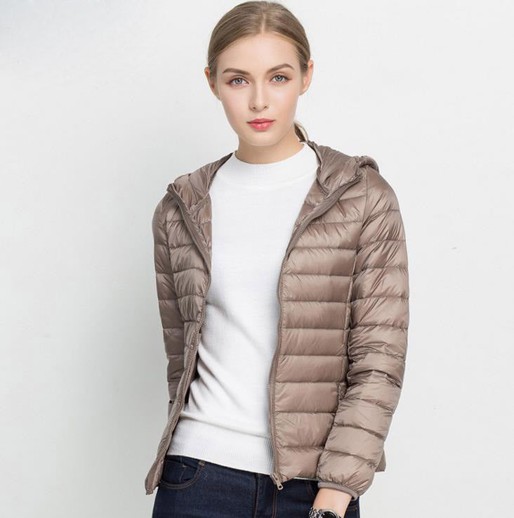 Damen Steppjacke Averyn in Beige
