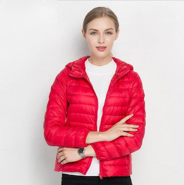 Damen Steppjacke Averyn in Rot
