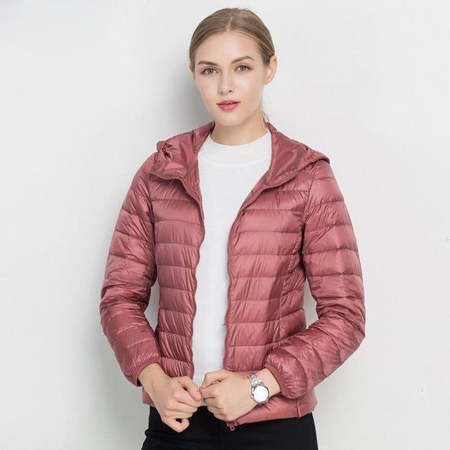 Damen Steppjacke Averyn in Bordeaux
