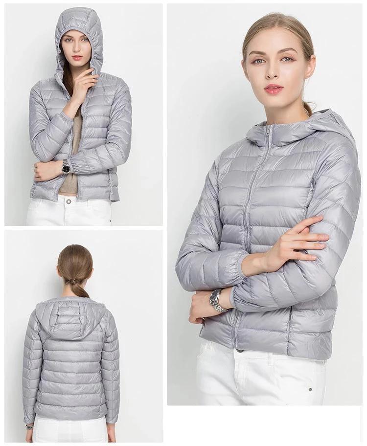 Damen Steppjacke Averyn in Grau
