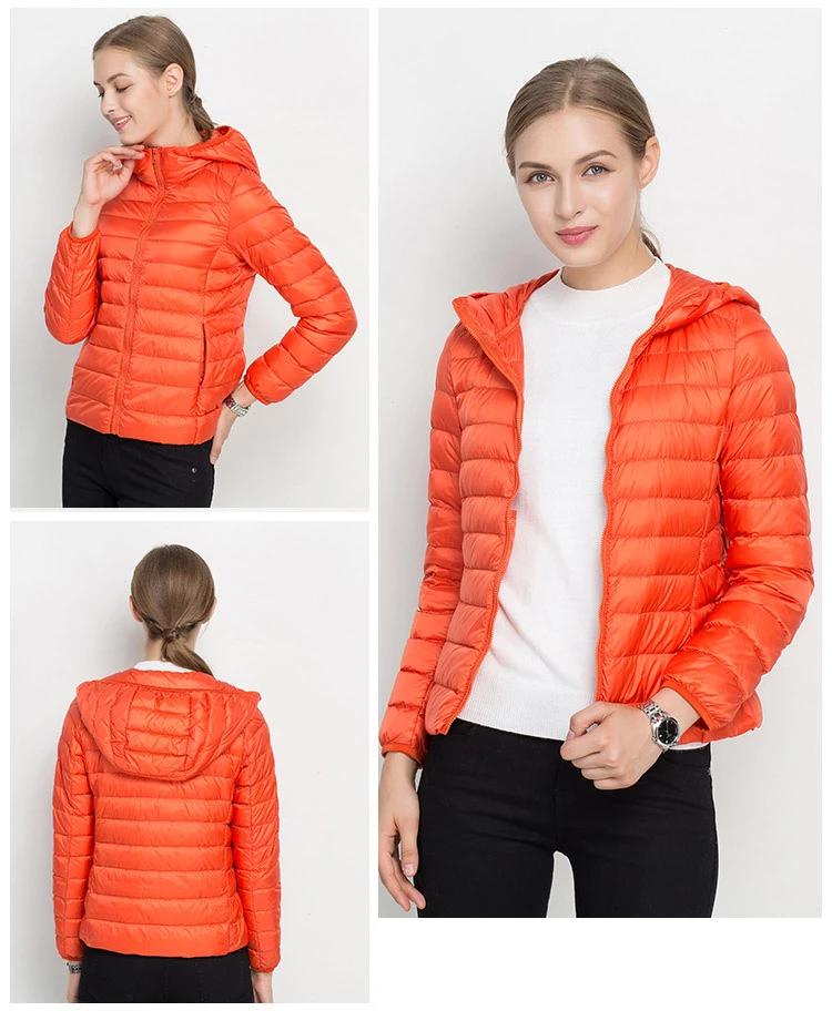 Damen Steppjacke Averyn in Orange
