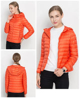Damen Steppjacke Averyn in Orange
