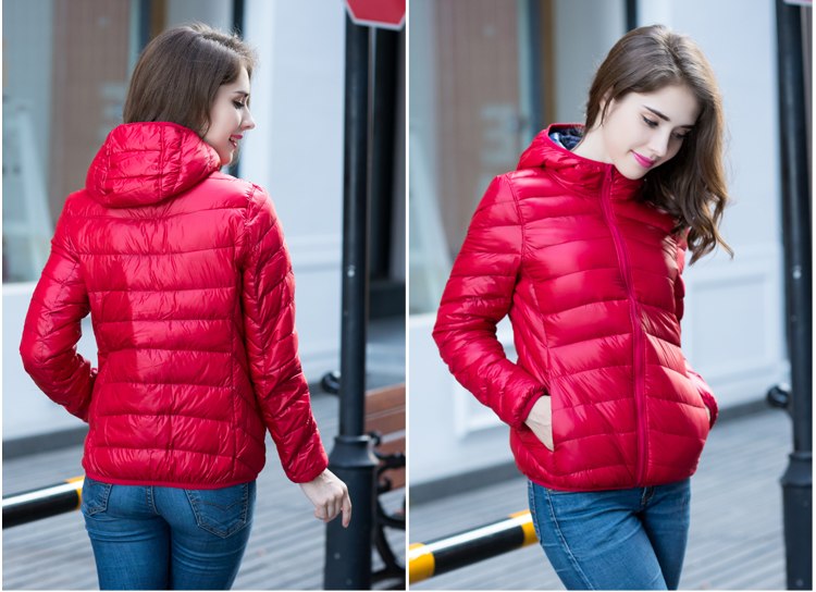 Velmora | Wende-Daunenjacke für Damen – Leicht, Warm & Wasserabweisend