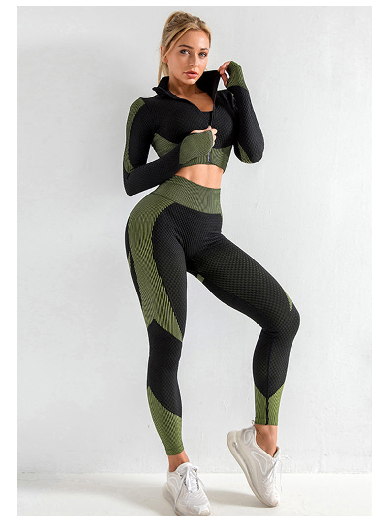 Seamless 3-delig sportset voor dames