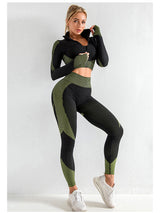 Seamless 3-delig sportset voor dames