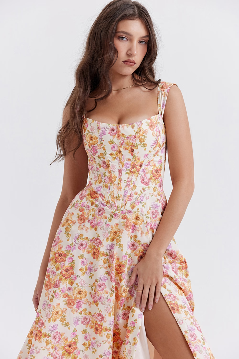Amara Bloom | Midi Dress 