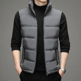 gewatteerde bodywarmer met ritssluiting
