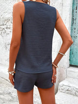 Nalora | Casual Zomerset met Knopen & Short  (1+1 Gratis)