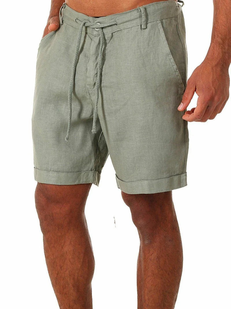 Larry | Breathable Cotton-Linen Shorts
