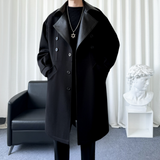 zwart windjack heren casual stijl

