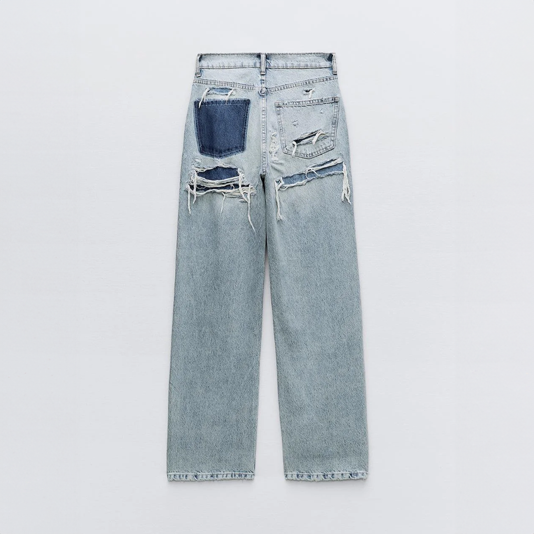 Noja Jeans – Straight Fit mit destroyed Details