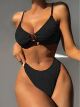 Liora | Push-Up Micro Bikini with Ribbed Structure